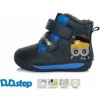 Dětské kotníkové boty D.D.Step chlapecká zimní obuv W070-337A modrá