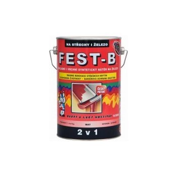 Barvy a laky Hostivař FEST B FESTB S2141-0280 HNĚDÝ 5 KG