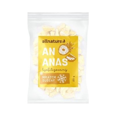 Allnature Akce Ananas sušený mrazem kousky 20 g – Zbozi.Blesk.cz