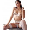 Dámská erotická souprava Suspender Set White