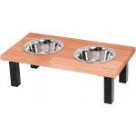 MA-NU Stojan na misky Black Middle L 58 x 30 x 22 cm – Zboží Mobilmania