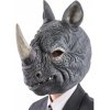 Karnevalový kostým Carnival Toys Latexová maska nosorožce