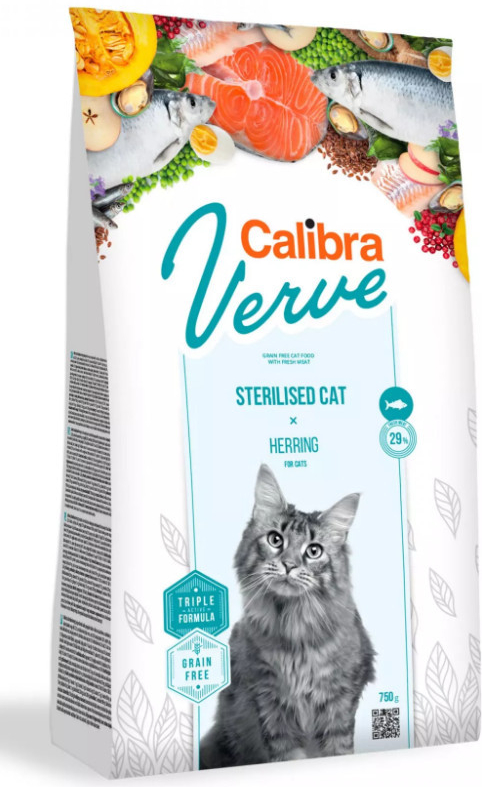 Calibra Verve Grain Free Sterilised Herring 7 kg