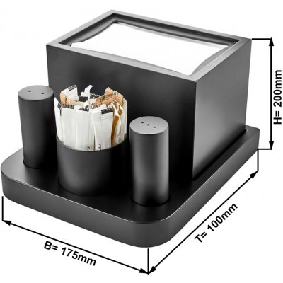 G.Gastro Menážka ubrousky sůl & pepř & párátka 4 ks – Sleviste.cz