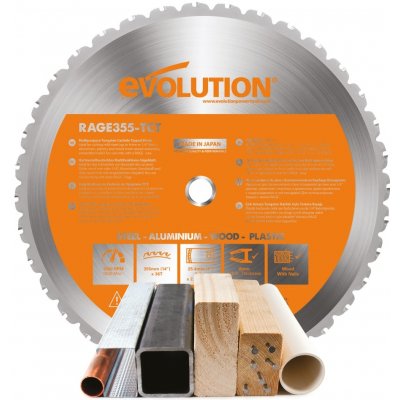 Evolution RAGE 355 mm multifunkční EV035536 – Zboží Mobilmania