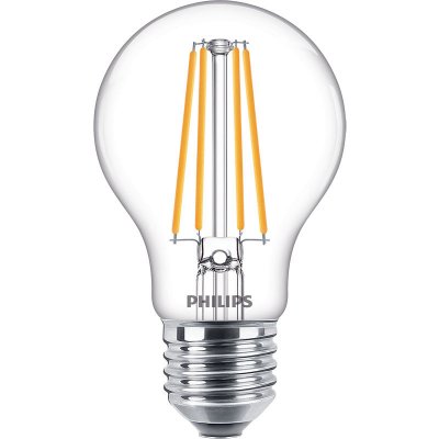 Philips LED žárovka 929001888902 240 V, E27, 8 W = 75 W, teplá bílá, A++ A++ E, 1 ks Čirá