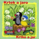 Krtek a jaro omalovánky čtverec