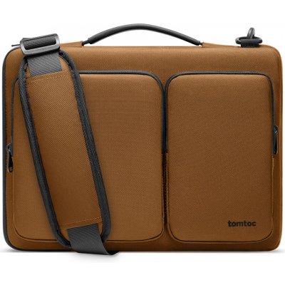 Tomtoc Defender Laptop Briefcase (A42C2Y1) - s Shoulder Strap and Small Card Pocket, 13″ - Brown KF2320750