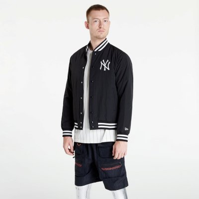 New Era MLB Team Bomber Jaket New York Black/ White – Zboží Mobilmania