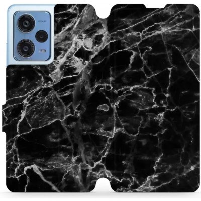 Mobiwear - Xiaomi Redmi Note 12 Pro 5G - V056P Černý mramor – Zboží Živě