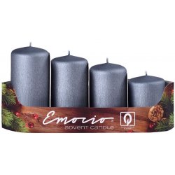 Emocio adventní stupně 4ks prům.40mm exclusive mat. grafit