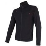 Sensor merino Wool Upper Celozip černá – Zboží Dáma