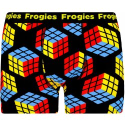 Frogies Rubikova kostka černá | světle modrá | žlutá | červená