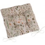 Bellatex DITA prošívaný Režná, Zelená, Oranžová 40x40 cm prošívaný – Sleviste.cz