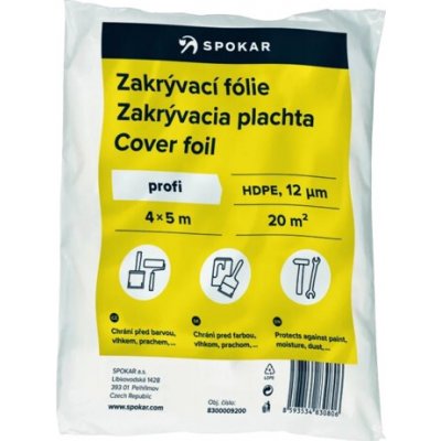 Zakrývací fólie 4x12,5m HDPE-12MY – Hledejceny.cz