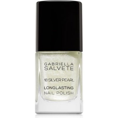 Gabriella Salvete Longlasting Enamel lak na nehty se třpytkami 18 Silver Pearl 11 ml – Zboží Mobilmania