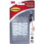 3M Samolepicí háček Command Mini - transparentní, 6 ks – Zboží Dáma
