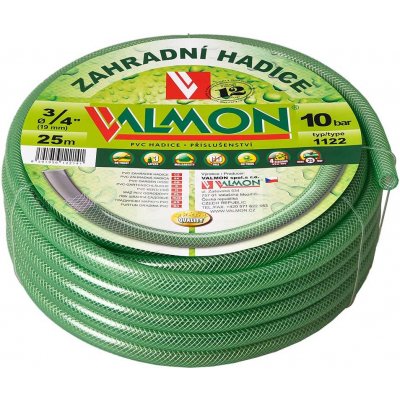 Valmon Hadice PVC 3/8" zahradní zelená 1122, průhledná, (bal. 25 m) 111221025