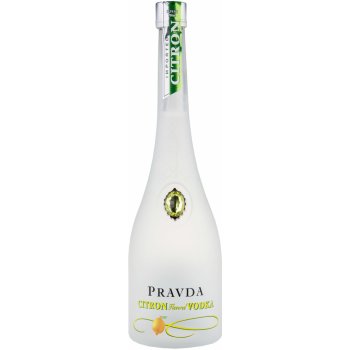 Pravda Vodka Citron 37,5% 0,7 l (holá láhev )