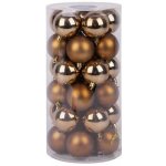MagicHome Koule 30 ks 6 cm měděné na vánoční stromeček – Hledejceny.cz