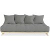 Pohovka Karup design sofa SENZA DAYBED natural pine borovice grey 746 90*200 cm