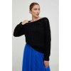 Dámský svetr a pulovr Answear Lab Vlněný svetr hřejivý 9434.iw černá