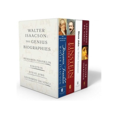 Walter Isaacson: The Genius Biographies: Benjamin Franklin, Einstein, Steve Jobs, and Leonardo Da Vinci – Hledejceny.cz