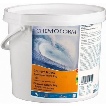 VÁGNER POOL 911020500 Chemoform chlórové tablety rychlorozpustné mini - 5 kg