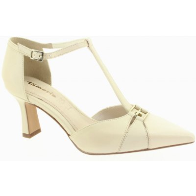 Tamaris dámské kožené lodičky 1-22306-46-418-245 béžové – Zbozi.Blesk.cz