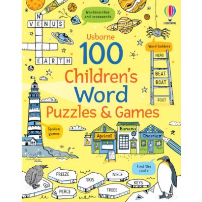 100 Children's Word Puzzles and Games - Phillip Clarke – Hledejceny.cz