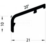 GUTMANN křídlová okapnice FP 8849 Tmavý bronz 1250 mm – Zbozi.Blesk.cz