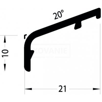 GUTMANN křídlová okapnice FP 8849 Tmavý bronz 1250 mm – Zbozi.Blesk.cz