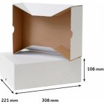 Obaly KREDO Kartonová krabice A4 308 x 221 x 108 mm – Zboží Mobilmania