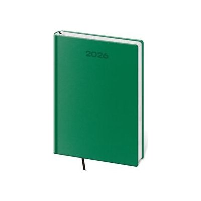 Soft A5 Denní 2026 zelená – Zboží Dáma
