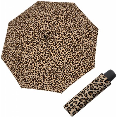 Derby Hit Mini Leo dámský skládací deštník hnědý – Zboží Dáma