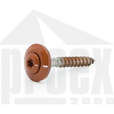 Šroub klempířský nerez 4,5x45mm, cihlový RAL8004, T20 – Hledejceny.cz