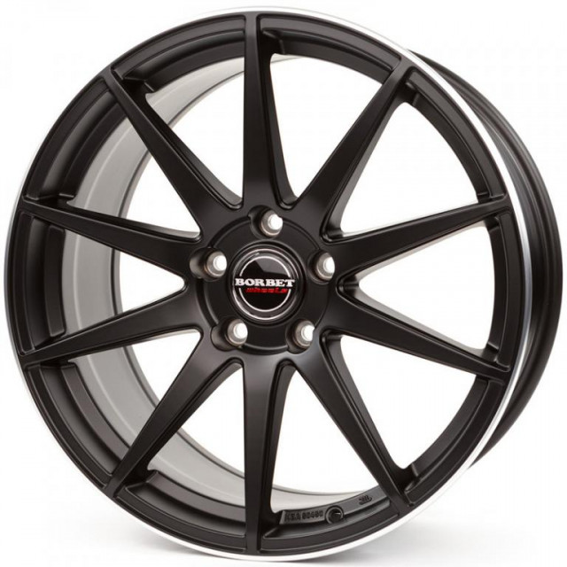 Borbet GTX 8,5x19 5x114,3 ET40 black polished