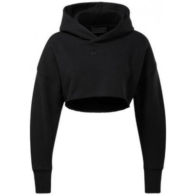 Reebok dámská zkrácená mikina Cardi Crop sweatshirt Black černá – Zboží Mobilmania