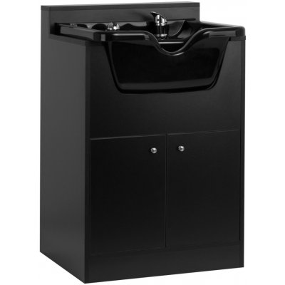 Activeshop Gabbiano kadeřnický mycí box se skříní BB06 černý – Zboží Dáma