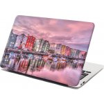 Sablio Samolepka na notebook Barevné domky na pobřeží - 29x20 cm – Zboží Živě