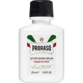 Proraso White balzám po holení pro citlivou pleť (Green Tea and Oatmeal) 25 ml