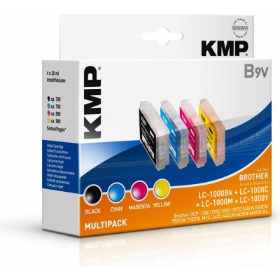 KMP Brother LC-1000 multipack - kompatibilní – Zboží Mobilmania