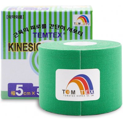 Temtex kinesio tape Tourmaline zelená 5cm x 5m – Zboží Mobilmania