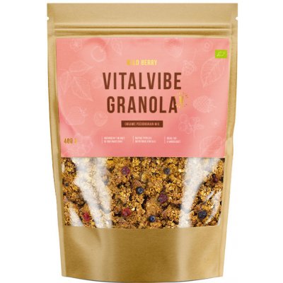 Vitalvibe Granola Wild berry bio 250 g – Zboží Dáma
