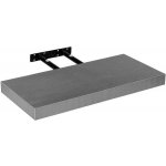 Stilista nástěnná police Volato, 30 cm, stříbrná – Hledejceny.cz