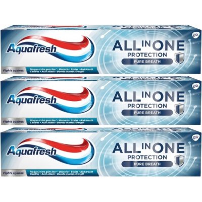 Aquafresh All In One Protection Pure Breath 3 x 100 ml