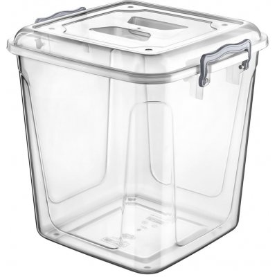 HOBBYLIFE Box s víkem Multi vysoký 20 l, transparentní – Zboží Mobilmania