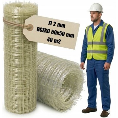 Kompozitní kari síť ze skelných vláken Ø 2 mm 50x50 mm 40m² – Hledejceny.cz