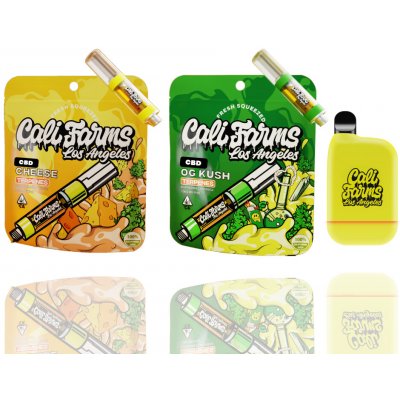 Califarms Dárkový set 900 mAh Žlutá Cheese OG Kush – Zboží Mobilmania