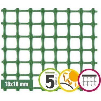 TENAX Plastová síť na plot 18 x 18 mm QUADRA 20 (1x30m) – Zbozi.Blesk.cz